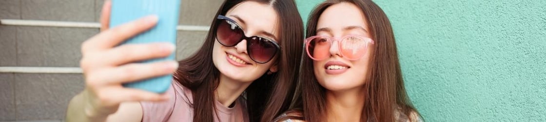 Gen Z taking a selfie